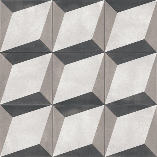 płytki patchwork 3d cube aparici Bondi Blocks Natural