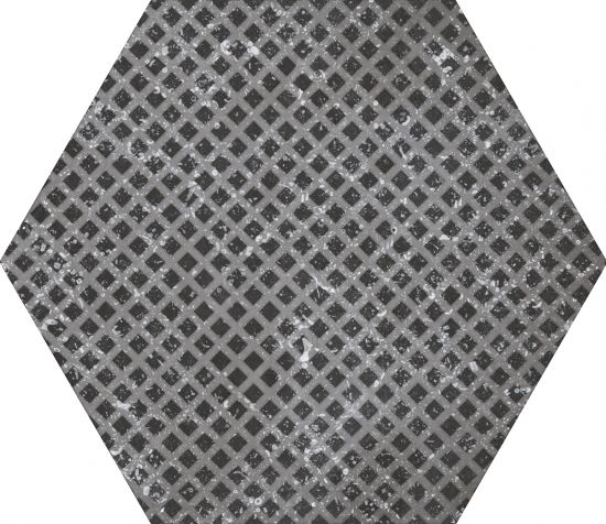 equipe hexagon czarny matowy na sciane podłoge 25x29 płytki do łazienki kuchni