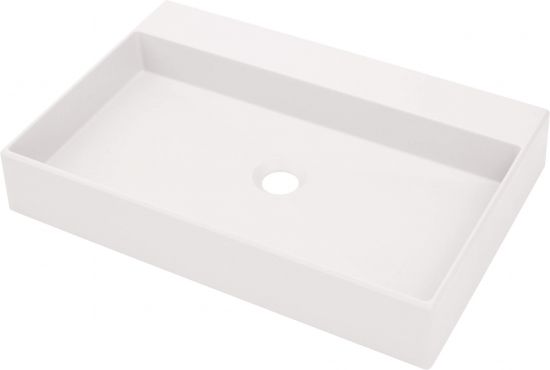 Correo umywalka nablatowa prostokątna 40x60 cm biała CQR_AU6S