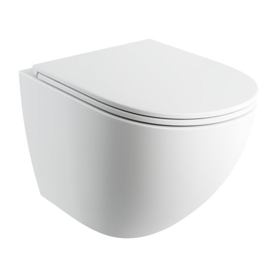 Ottawa Comfort miska WC wisząca z deską wolnoopadającą biały mat OTTAWACMWBM