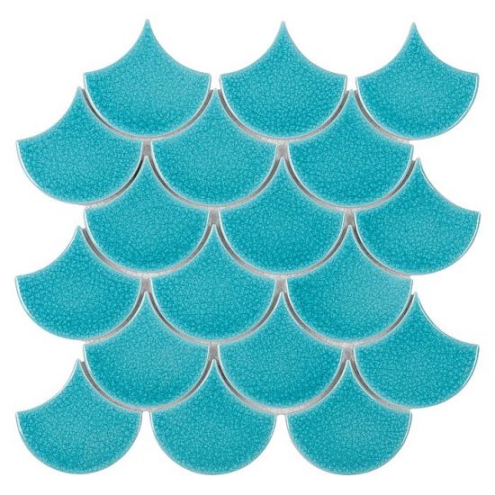 Mozaika na sciane niebieska mozaika
