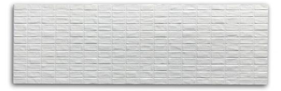 Emigres biała płytki na ściane białe moaziki 25x75 płytki rektyfikowane satynowe nowoczesna łazienka kuchnia