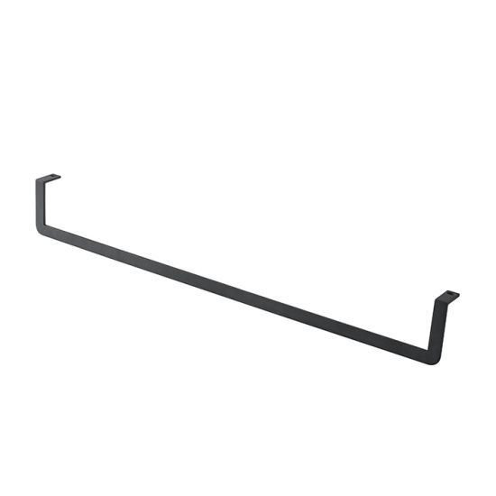 Essence C Wieszak na ręcznik ścienny 80 cm czarny mat 100289842