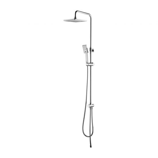 JimJim zestaw prysznicowy ścienny z deszczownicą 20 cm chrom SYSJIMJIMCR