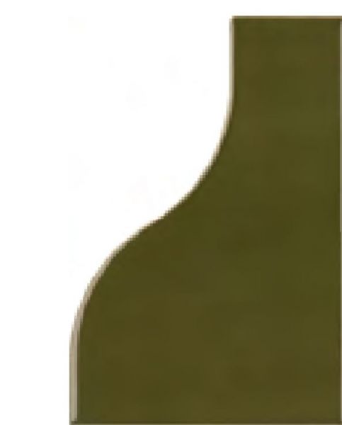 Curve Garden Green Gloss 8,3x12 płytki ścienne