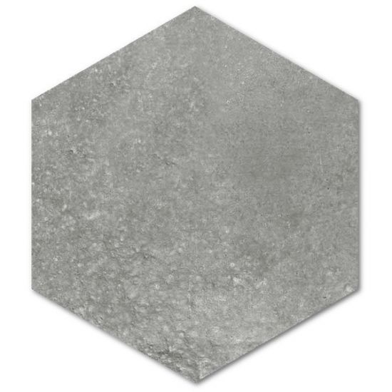 Vives płytki hexagonalne surowy beton 23x26,6 na podłoge ściane szare matowe płytki do łazienki salonu kuchni