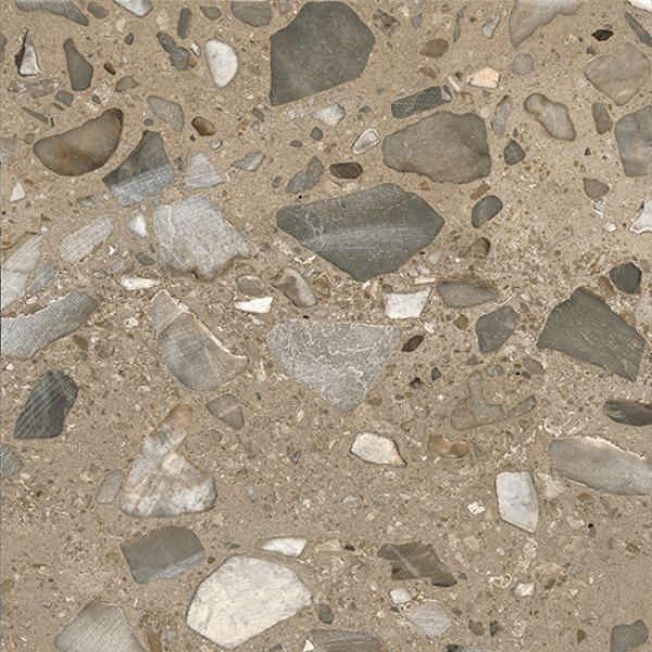 Fioranese I Ciottoli Sassi Argilla Matte 120,8x120,8 płytka imitująca lastryko