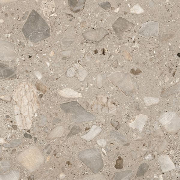 Fioranese I Ciottoli Sassi Grigio Matte 90,6x90,6 płytka imitująca lastryko