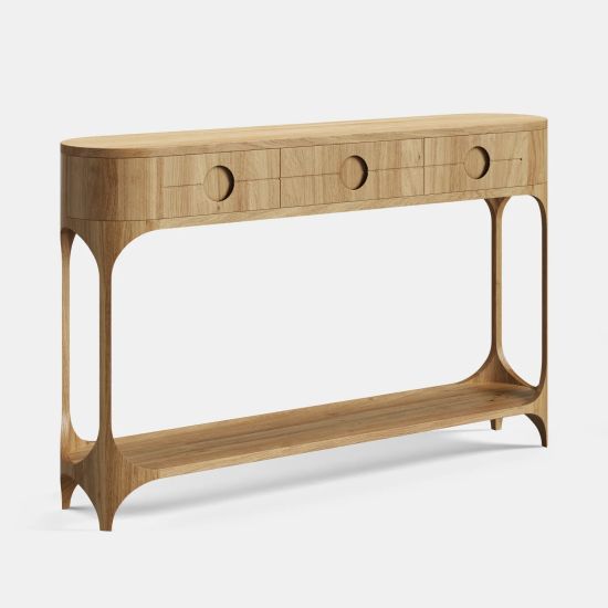 Table4u Lucia konsola dąb naturalny 140x30
