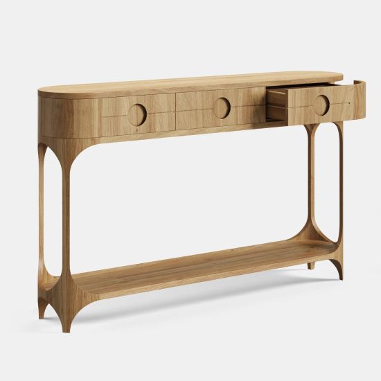 Table4u Lucia konsola dąb naturalny 140x30
