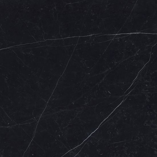 Marmi Maxfine Black Marquinia Bright 150x150 płytka imitująca marmur wzór 1
