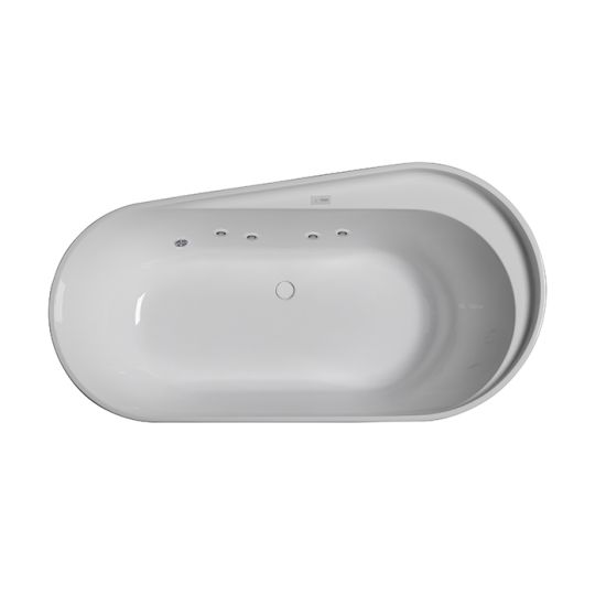 Liem wanna akrylowa wolnostojąca 185x95 biały błyszczący 100327686
