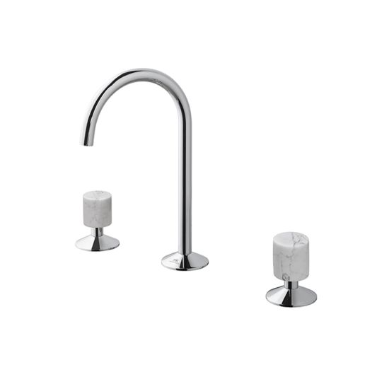 Lignage bateria umywalkowa  3-otworowa chrom 100324509