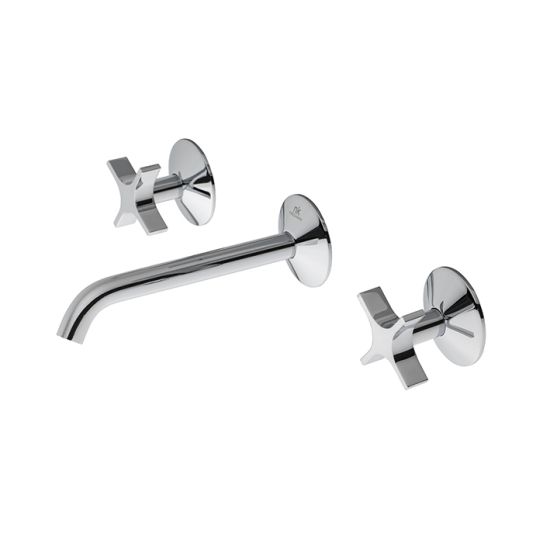 Lignage bateria umywalkowa podtynkowa 3-otworowa chrom carrary 100311365