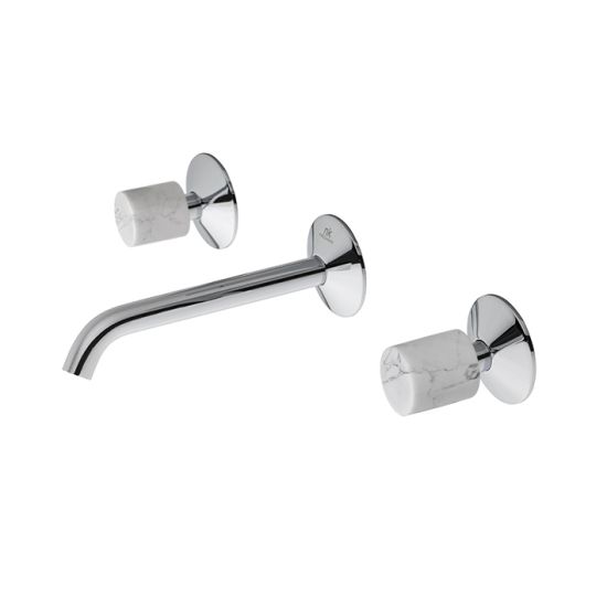 Lignage bateria umywalkowa podtynkowa 3-otworowa chrom carrary 100324530