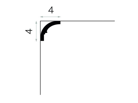 Mardom Listwa sufitowa gzyms ProFoam MDB136 4x200 cm