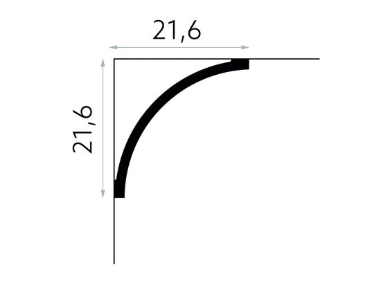 Mardom Listwa sufitowa gzyms ProFoam MDB155 21,6x200 cm