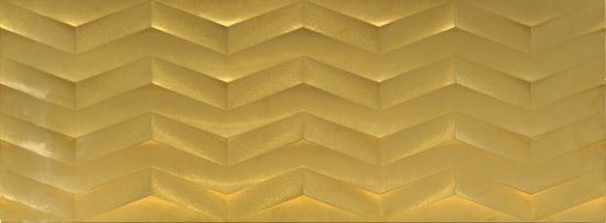 płytki ścienne 40x120 matowe gres nowoczesny styl kolor złoty złote płytki Aparici Markham Gold Forbo