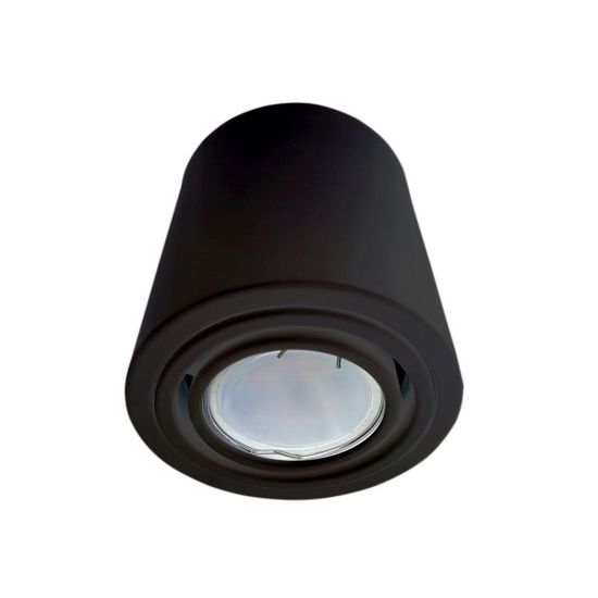 LAMPA SUFITOWA TUBO BLACK 1X7W LED GU10 minimalistyczna Milagro
