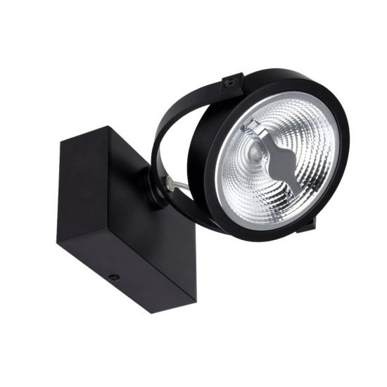 Oprawa natynkowa Lugar black 1xAR111 GU10 nowoczesna milagro
