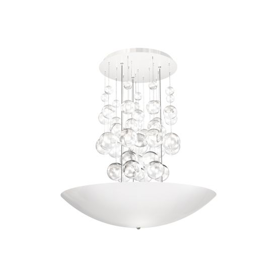 Lampa wisząca Perla bianco 42W LED glamour milagro