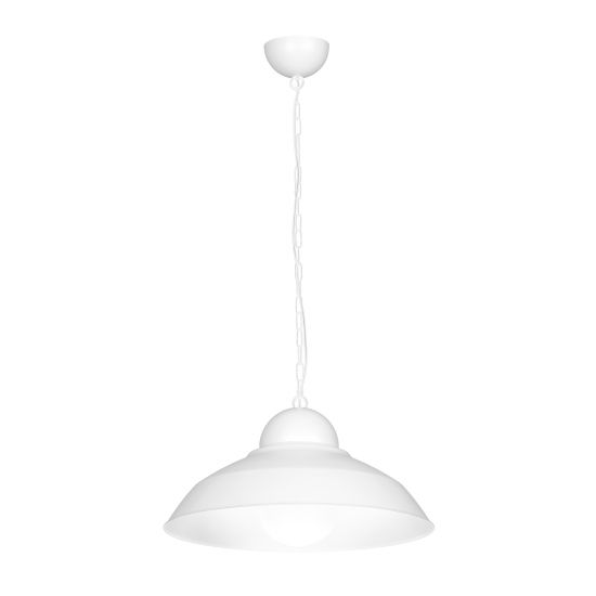 Lampa wisząca GUSTAV WHITE 1xE27 minimalistyczna Milagro