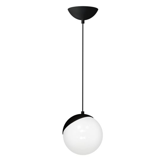 Lampa wisząca Sfera black 1xE27 60W minimalistyczna milagro