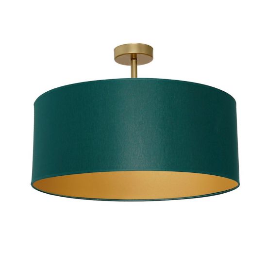 Lampa sufitowa Ben green/gold 3xE27 klasyczna milagro