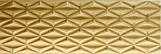 pAparici Neutral Gold Rhombus 29,75x89,46 złote połysk ścienne 30x90