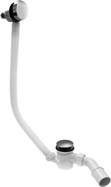 Easy-Clean syfon wannowy napełniający czyszczony od góry chrom NHC_040B