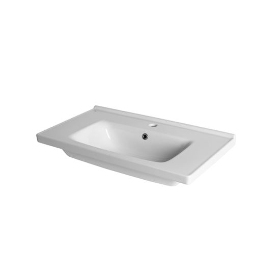 Nk Concept umywalka wisząca prostokątna 80 cm biały 100316804