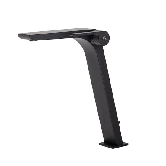 Oxo bateria umywalkowa stojąca wysoka czarny mat 100272340