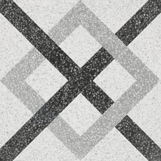 Lido White Cross 22,3x22,3 płytka lastryko