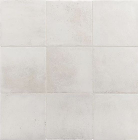 białe matowe płytki kwadrat