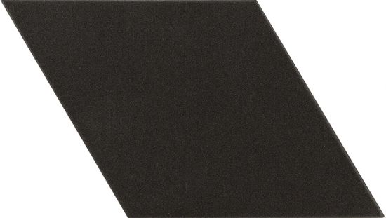 Rhombus Black Smooth 14x24 płytka w kształcie rombu