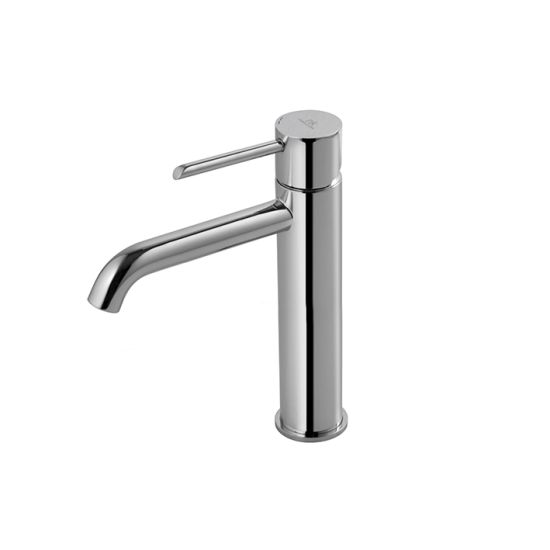 Round bateria umywalkowa stojąca wysoka chrom 100208354