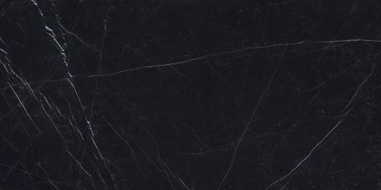 Marmi Maxfine Black Marquinia Silky 150x300 płytka imitująca marmur wzór 1