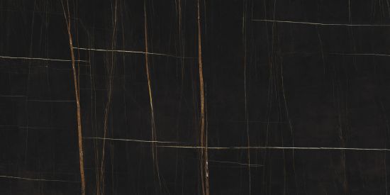 Marmi Maxfine Sahara Noir Silky 150x300 płytka imitująca marmur wzór 1