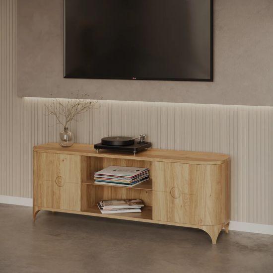 Szafka RTV ROSA 40x160 cm dąb SBK3-O39 w salonie