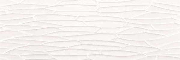 płytki falowane białe 40x120 View Neve Satin baldocer