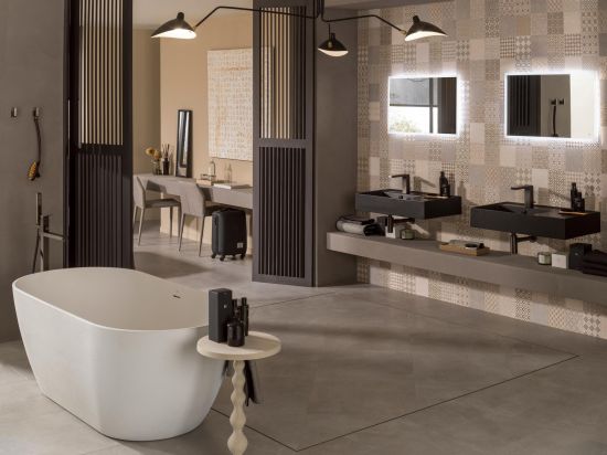 wizualizacja Lounge wanna akrylowa wolnostojąca 170x80 biały mat 100327496